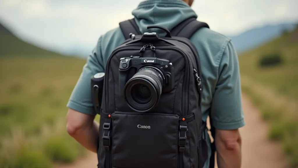 Profesionální fotobatoh s vybavením